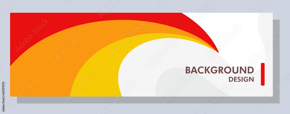 Abstract banner design. Vector shape background. Modern Graphic Template Banner pattern for social media and web sites.