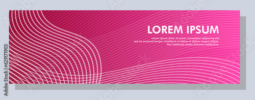 Abstract banner design. Vector shape background. Modern Graphic Template Banner pattern for social media and web sites.
