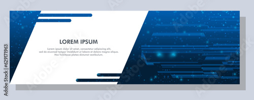 Abstract banner design. Vector shape background. Modern Graphic Template Banner pattern for social media and web sites.