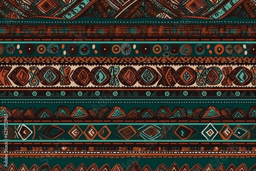 Ethnic handmade ornament seamless pattern