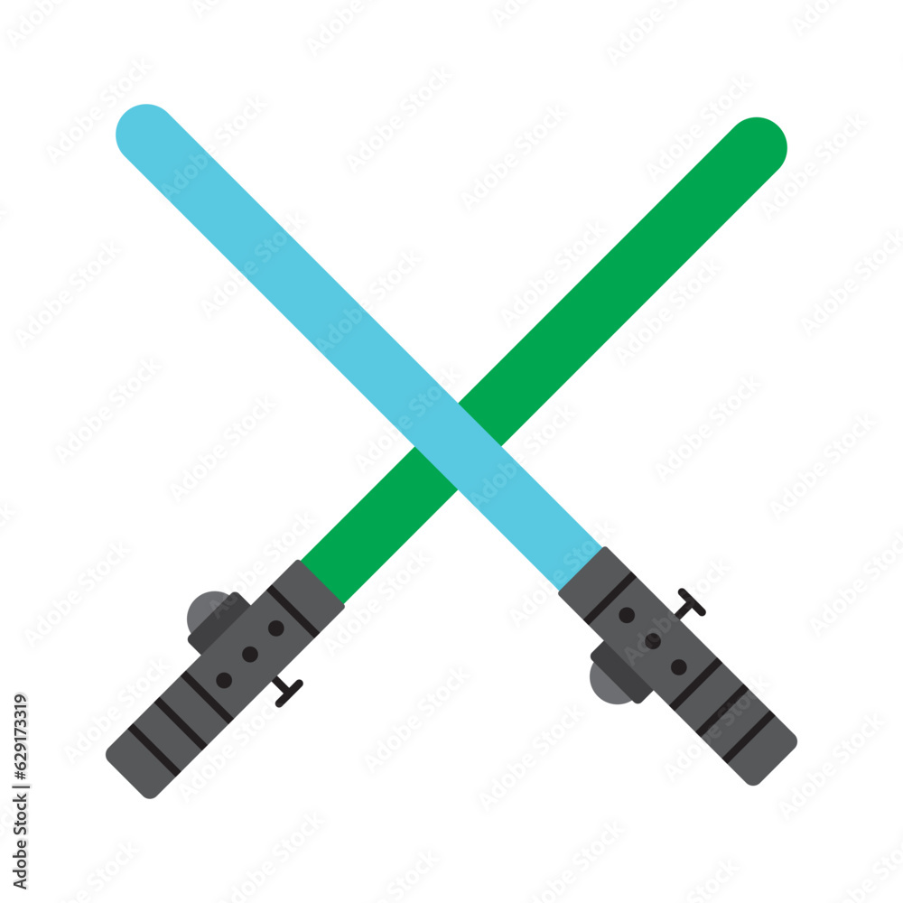 Naklejka premium lightsaber icon