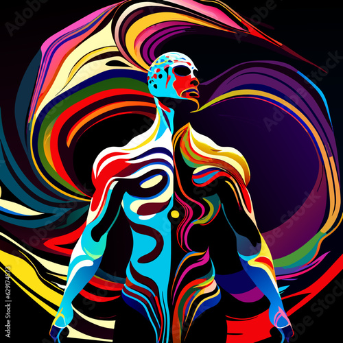 man in fantastic vibes
