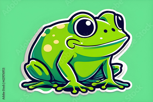 A cute frog character