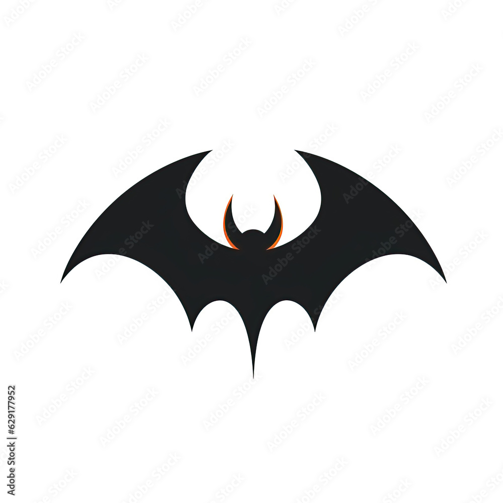 simple bat icon, halloween symbol simple bat icon, halloween symbol