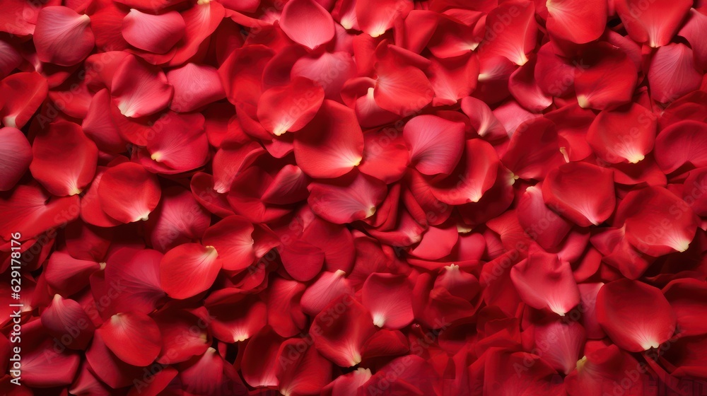red rose petals background