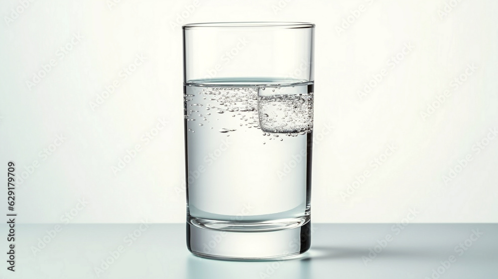 glass with water ice drink fresh isolated glass with water ice drink fresh isolated