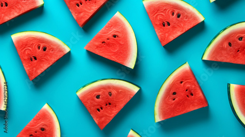 watermelon slices illustration dessert fresh  piece wallpaper