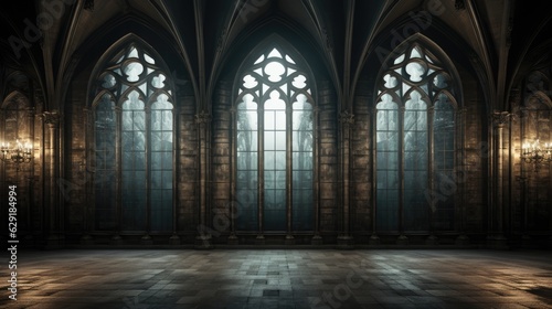 Mystical Passage  Shadowy Fantasy Hallway