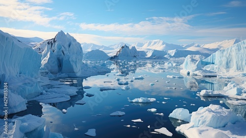 Melting Ice in Ilulissat Icefjord