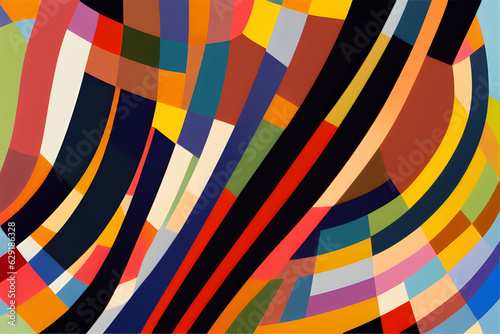 abstract striped background. Ganerative Ai