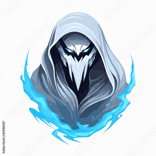 Esport vector logo ghost, ghost icon, ghost head, vector, sticker