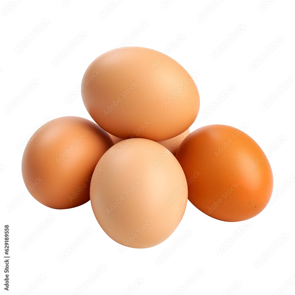Eggs isolated on transparent background Remove png created with Generative AI, Clipping Path Eggs isolated on transparent background Remove png created with Generative AI, Clipping Path