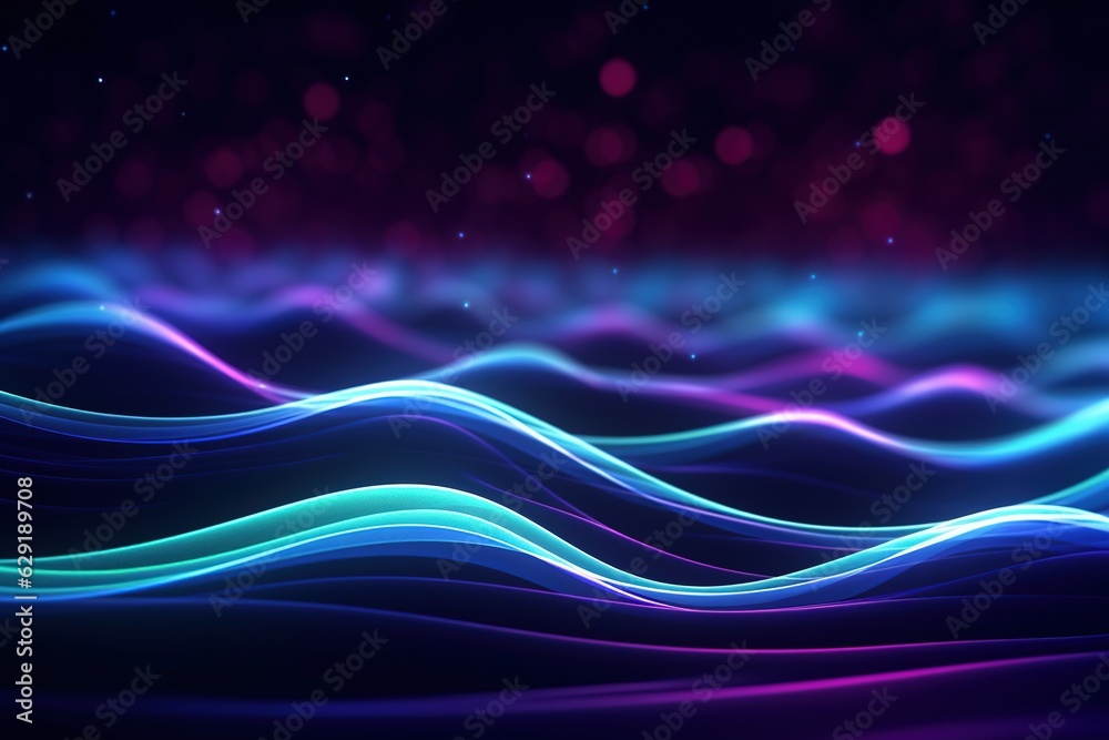 abstract futuristic background with pink blue glowing neon moving high speed wave lines and bokeh lights. Data transfer concept Fantastic wallpaper abstract futuristic background with pink blue glowing neon moving high speed wave lines and bokeh lights. Data transfer concept Fantastic wallpaper