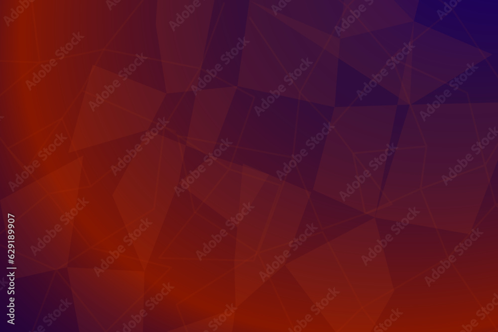 Obraz premium Abstract Geometric Purple Orange Red Background Polygon Shapes Transparent Overlay layers Vector Illustration 