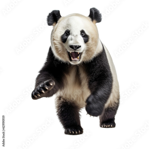 panda isolated on transpatent background