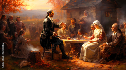 The first proclamation of Thanksgiving. George Washington announced that Thanksgiving would be on November 26th.