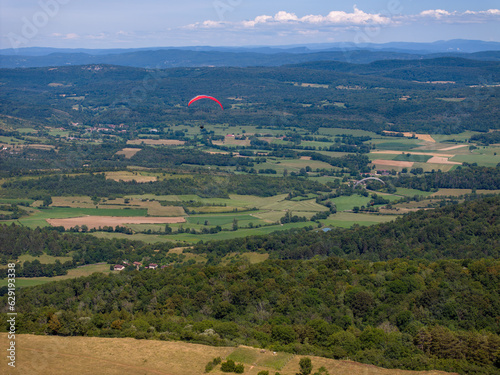 Mont Myon Paragliding drone pictures in France