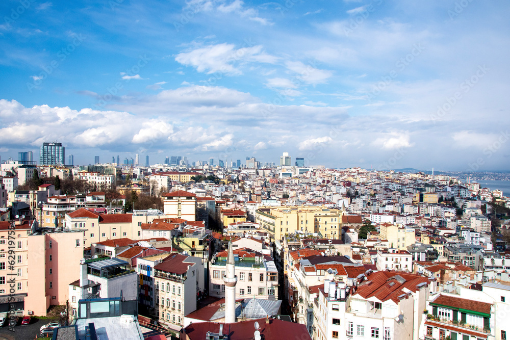 Fototapeta premium view of the city