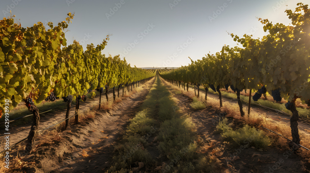 Beautiful farming fields