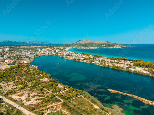 Platja de Muro, Mallorca, Spain - Drone Aerial Photo