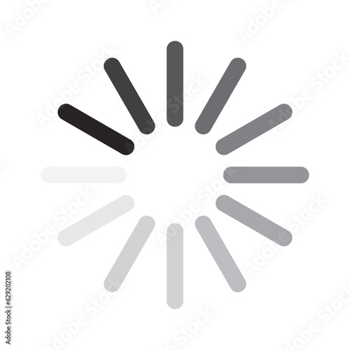 Loading icon vector