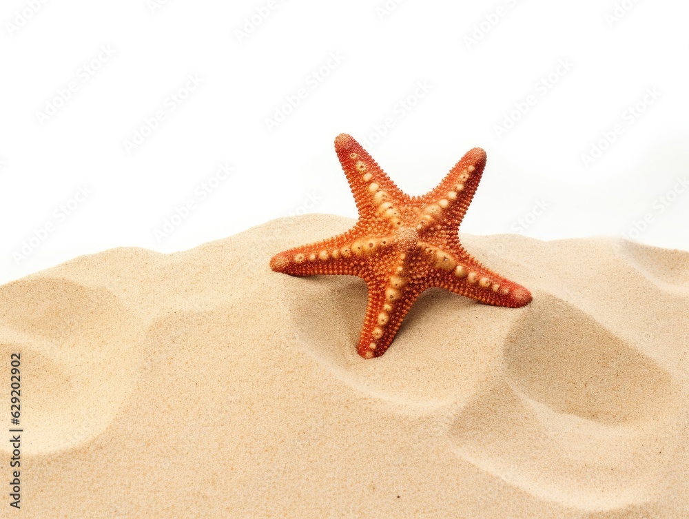 Isolated Starfish on White Background Isolated Starfish on White Background