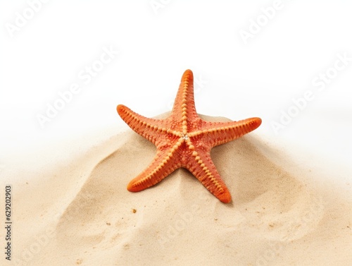 Isolated Starfish on White Background