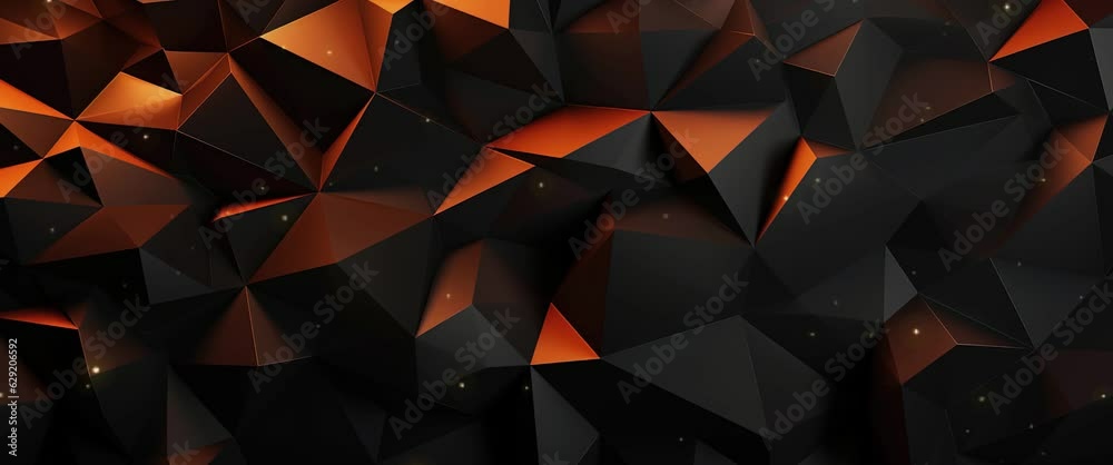 Anamorphic video background polygon abstract shape animation