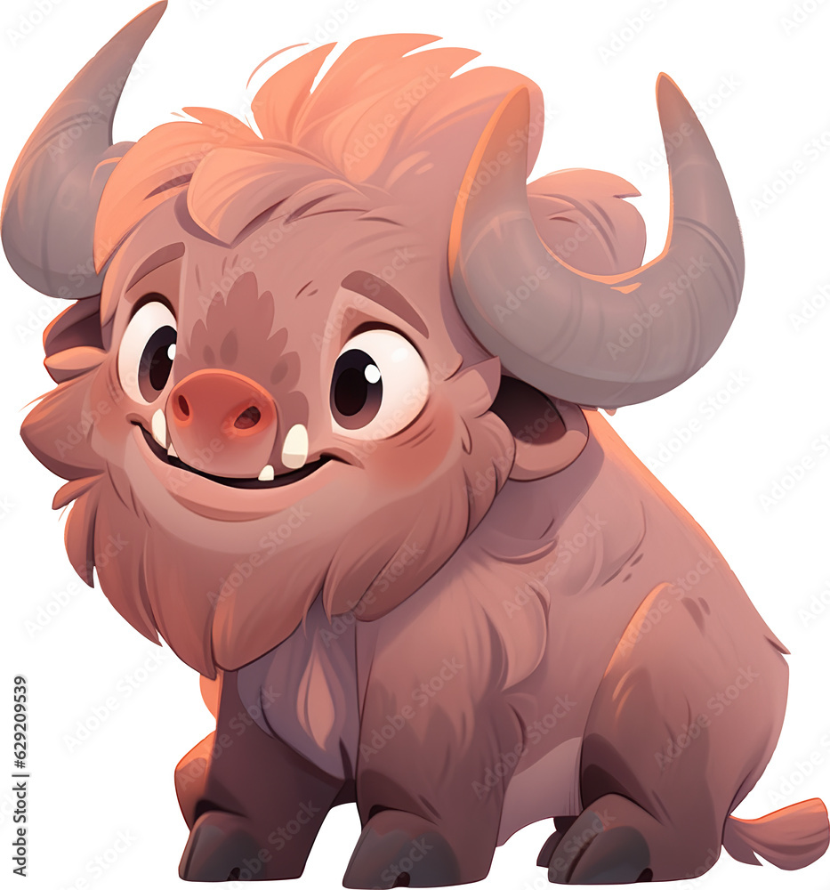 Fototapeta premium Bison Calves Innocence in the Wild