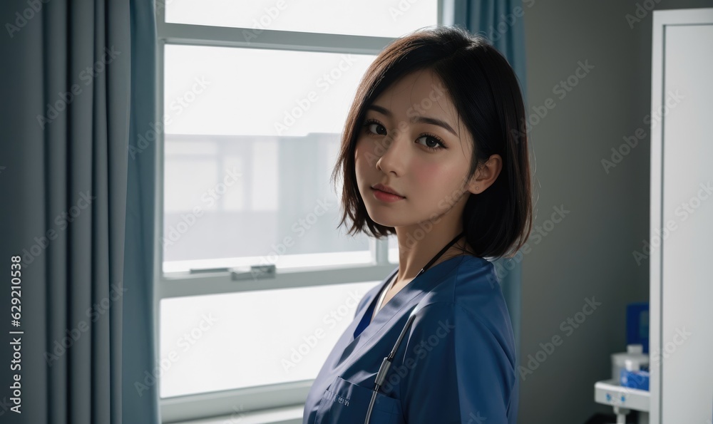 portrait doctor standing in hospital portrait doctor standing in hospital