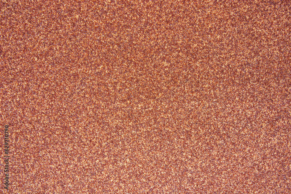 Fototapeta premium Brown sandpaper texture. Brown emery paper textured background.
