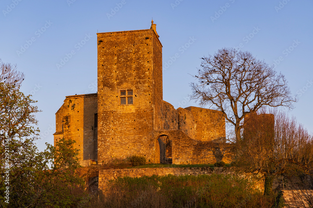 Brancion castle (Chateau de Brancion), Martailly-les-Brancion, Burgundy, France Brancion castle (Chateau de Brancion), Martailly-les-Brancion, Burgundy, France