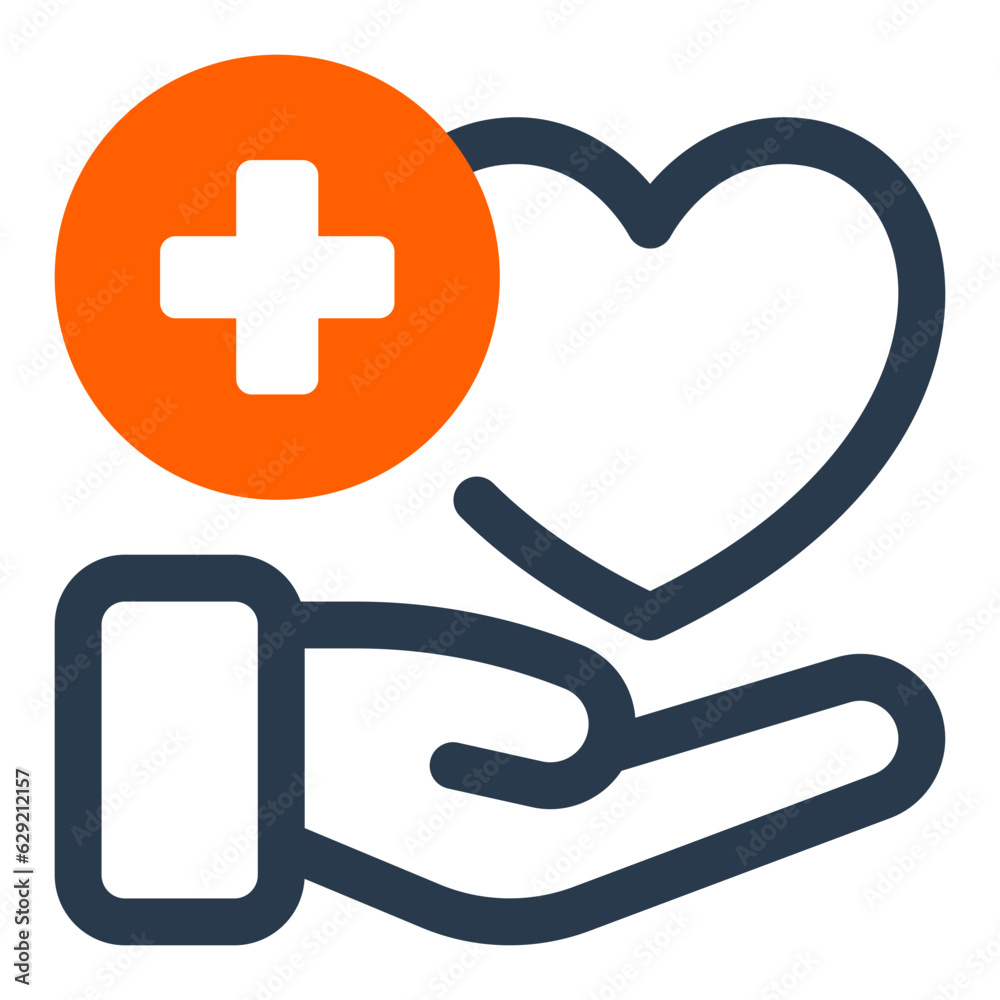 Fototapeta premium medical charity icon