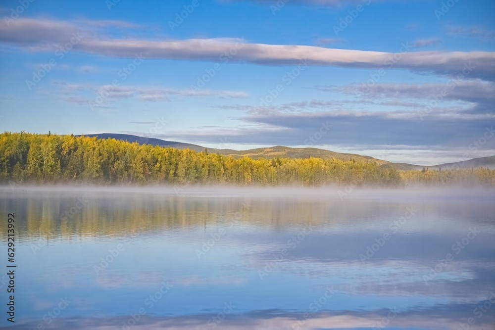 Yukon in Canada, wild landscape in autumn
Yukon in Canada, wild landscape in autumn