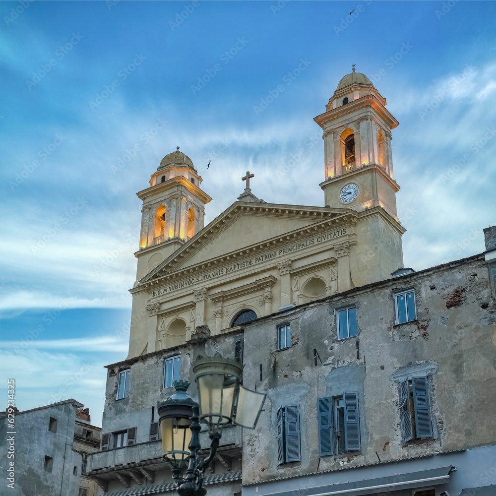 Bastia, the saint-jean-baptiste church 
