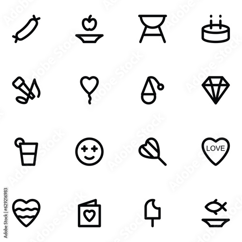 Set of Events and Celebration Line Icons

Set of Events and Celebration Line Icons

