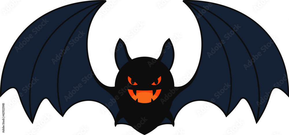 bat vector illustration for halloween