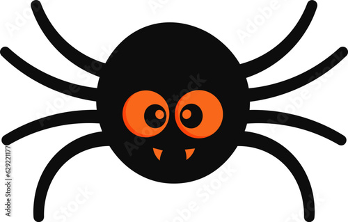 spider spooky halloween vector