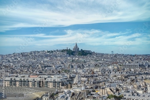 Paris, Montmartre and the Sacre-Choeur basilica