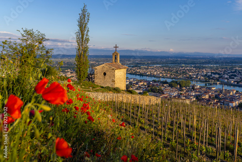 Photos Grand cru vineyard and Chapel of Saint Christopher, Tain l'Hermitage, Rhone-Alpe