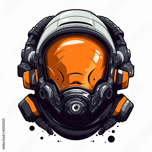 Esport vector logo astronaut, astronaut icon, astronaut head, vector, sticker, cosmonaut, spaceman