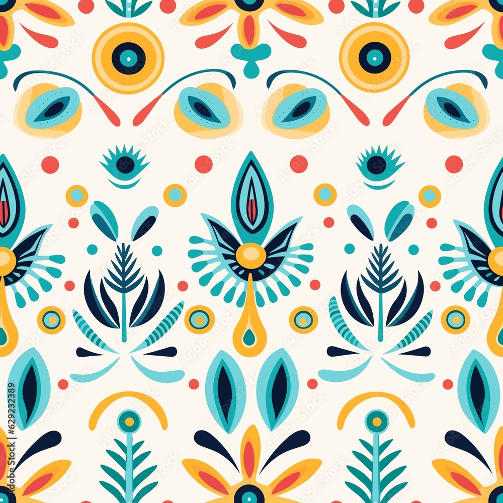 Bohemian Pattern vector illustration, Background