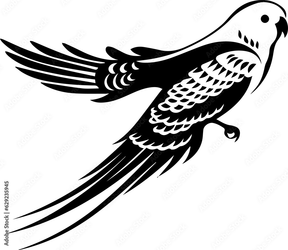 Fototapeta premium bird tribal