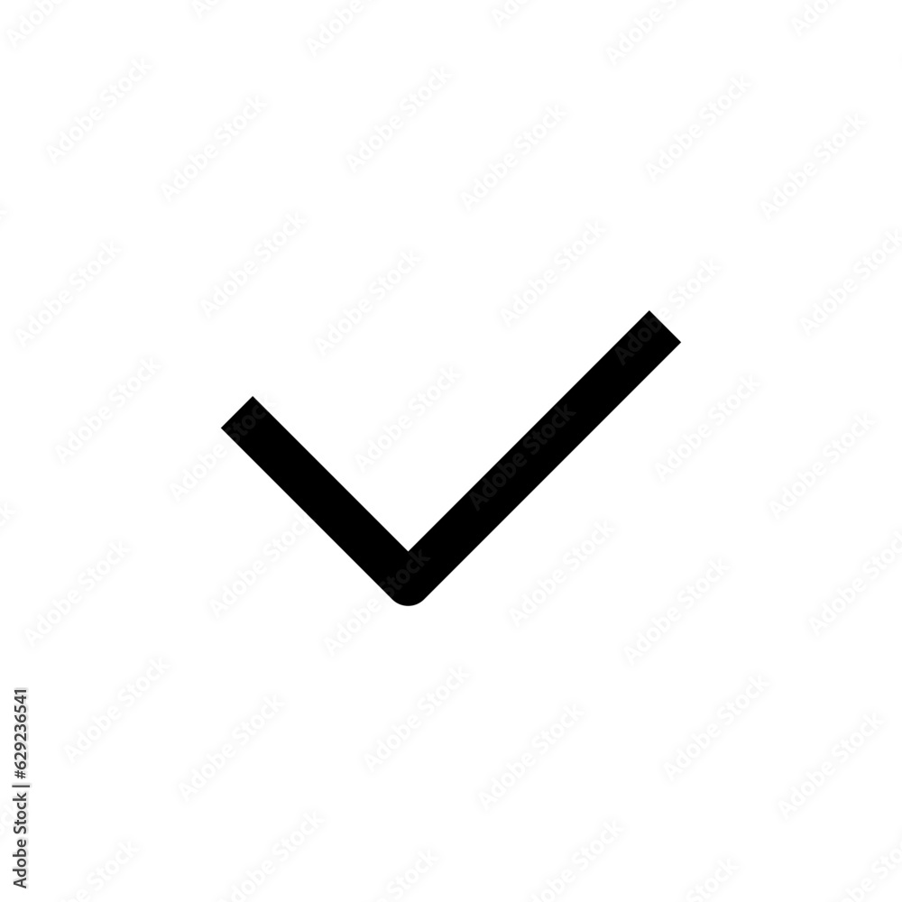 Tick Icon Vector: Symbol of Success and Completion Tick Icon Vector: Symbol of Success and Completion