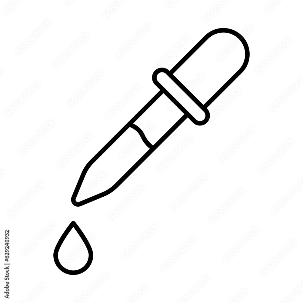 Pipette Icon Design Pipette Icon Design