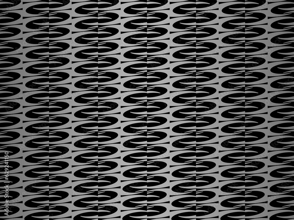 Black abstract background design. Modern wavy lines pattern (guilloche curves) in monochrome colors. Premium line texture, for banner, business background, wallpaper, card, fabric, etc. Dark horizonta Black abstract background design. Modern wavy lines pattern (guilloche curves) in monochrome colors. Premium line texture, for banner, business background, wallpaper, card, fabric, etc. Dark horizonta