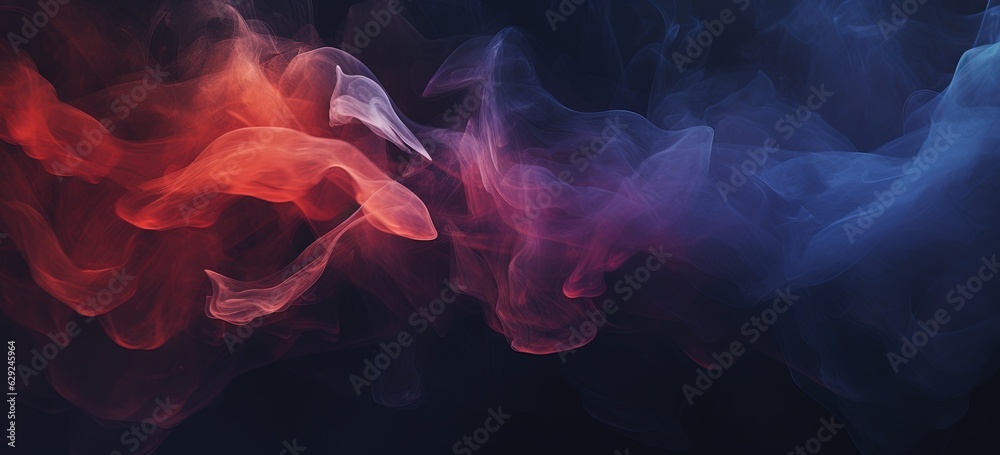 Wallpaper Background of some Smoke Colorful Flying.