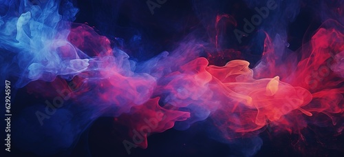 Wallpaper Background of some Smoke Colorful Flying. © Boss