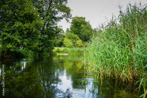 Beautiful landscape of the Krutynia River