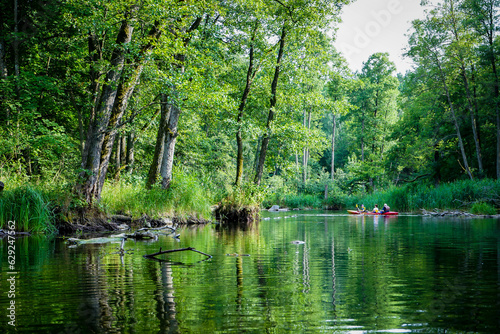 Beautiful landscape of the Krutynia River